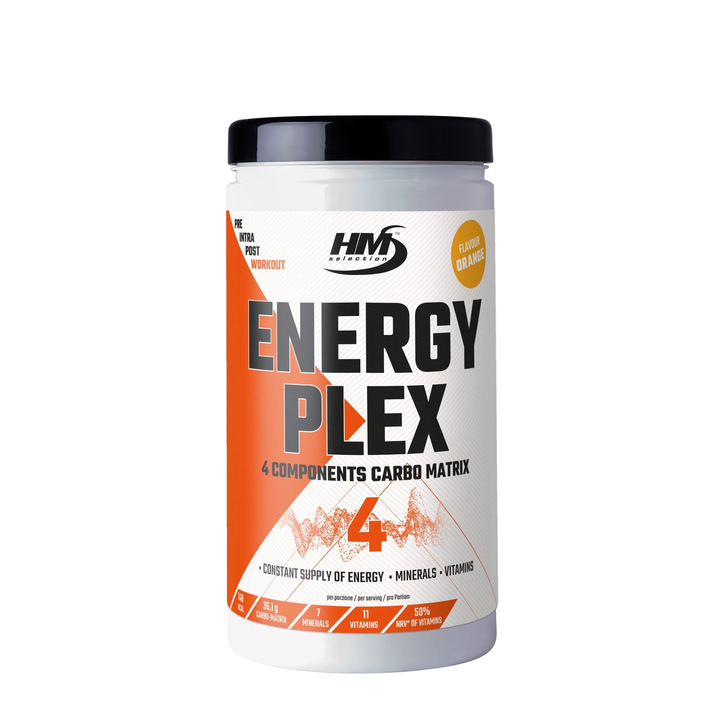 ENERGY PLEX Arancia 1000g - prodotto a base di carboidrati, minerali e vitamine
