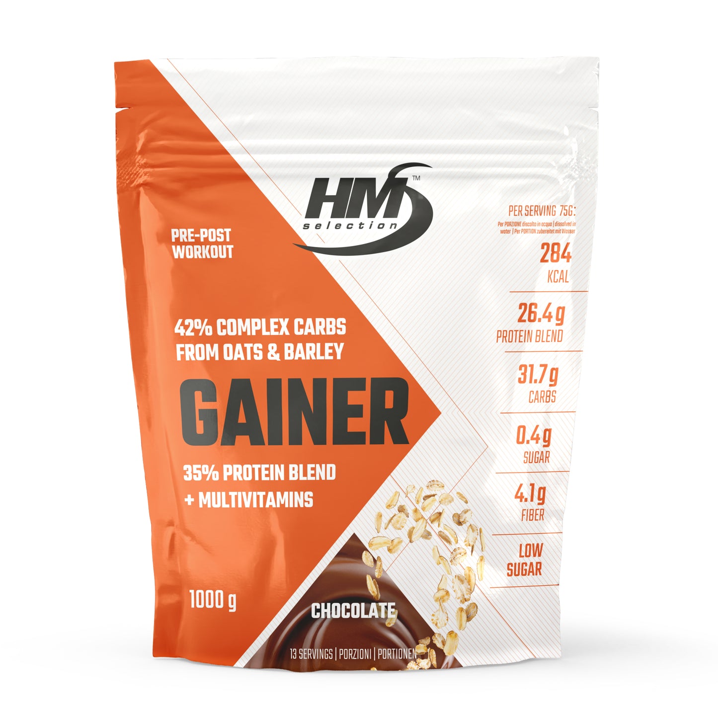 GAINER 1000g - concentrato a base di carboidrati, proteine, vitamine e minerali