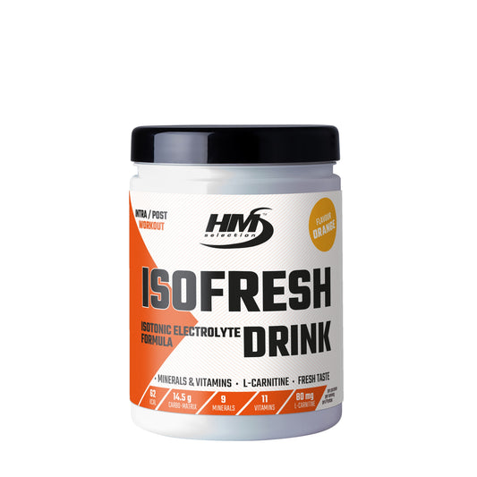 ISO-FRESH-DRINK, 500g - preparato per bevanda isotonica di reintegrazione delle perdite idrosaline durante l'attività fisica degli sportivi