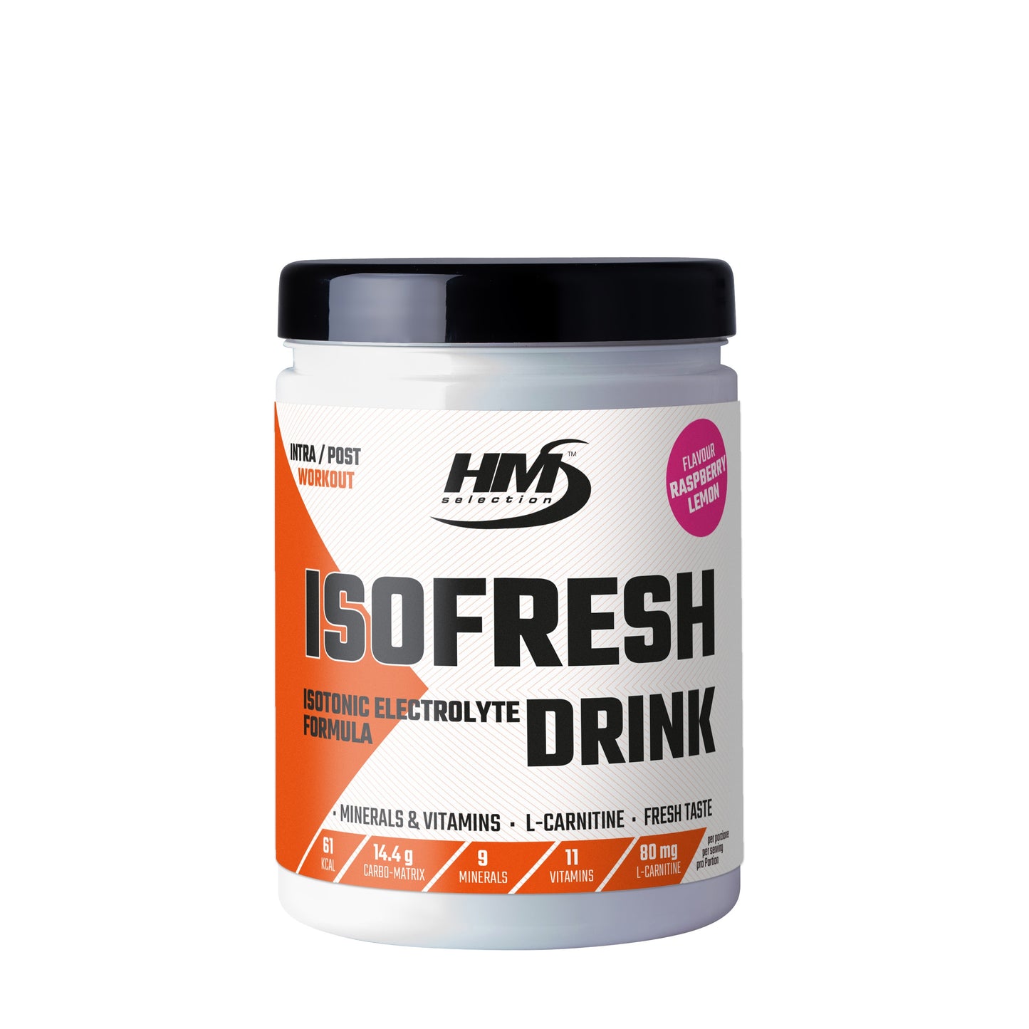 ISO-FRESH-DRINK, 500g - preparato per bevanda isotonica di reintegrazione delle perdite idrosaline durante l'attività fisica degli sportivi