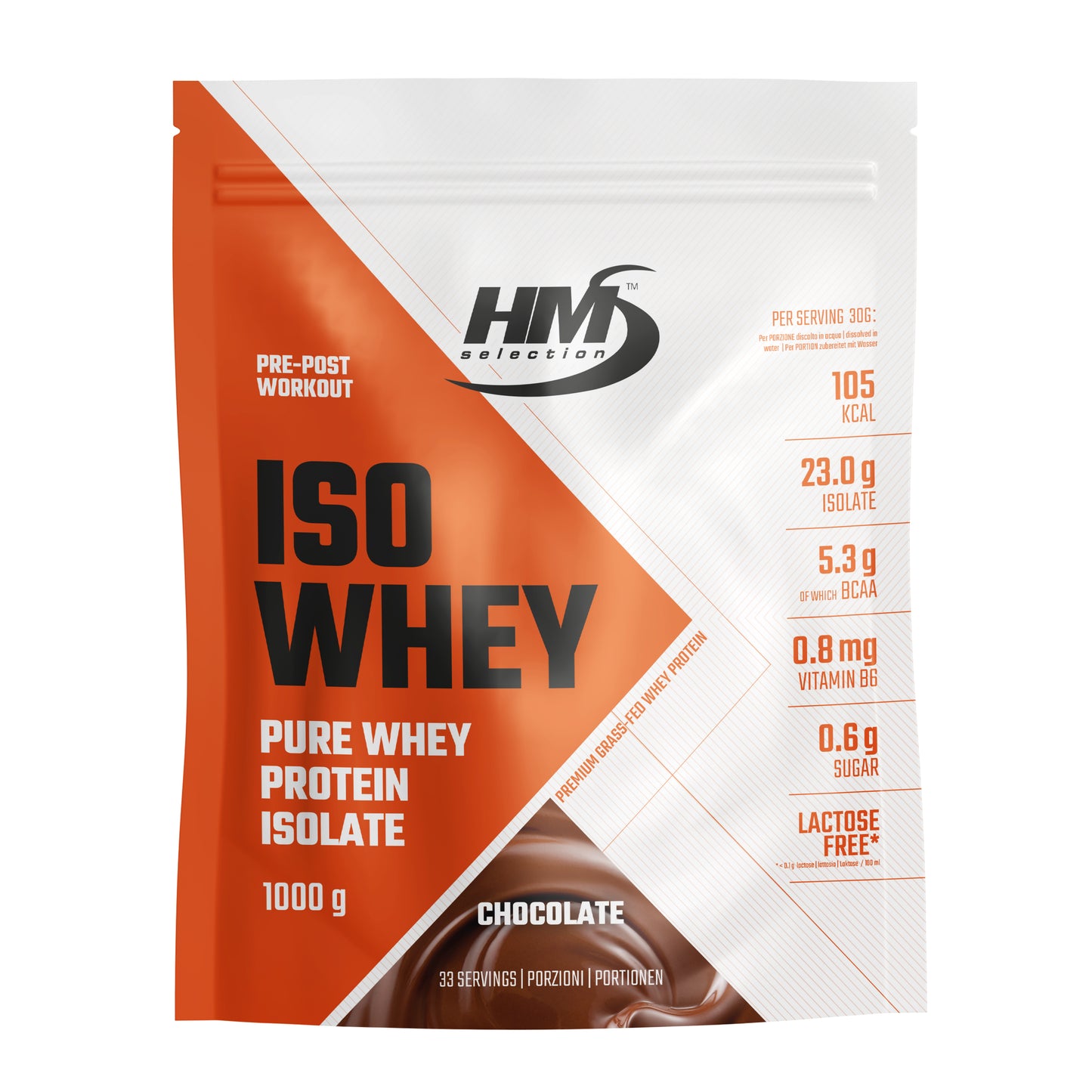 ISO WHEY 1000g - Pure Whey Protein Isolate