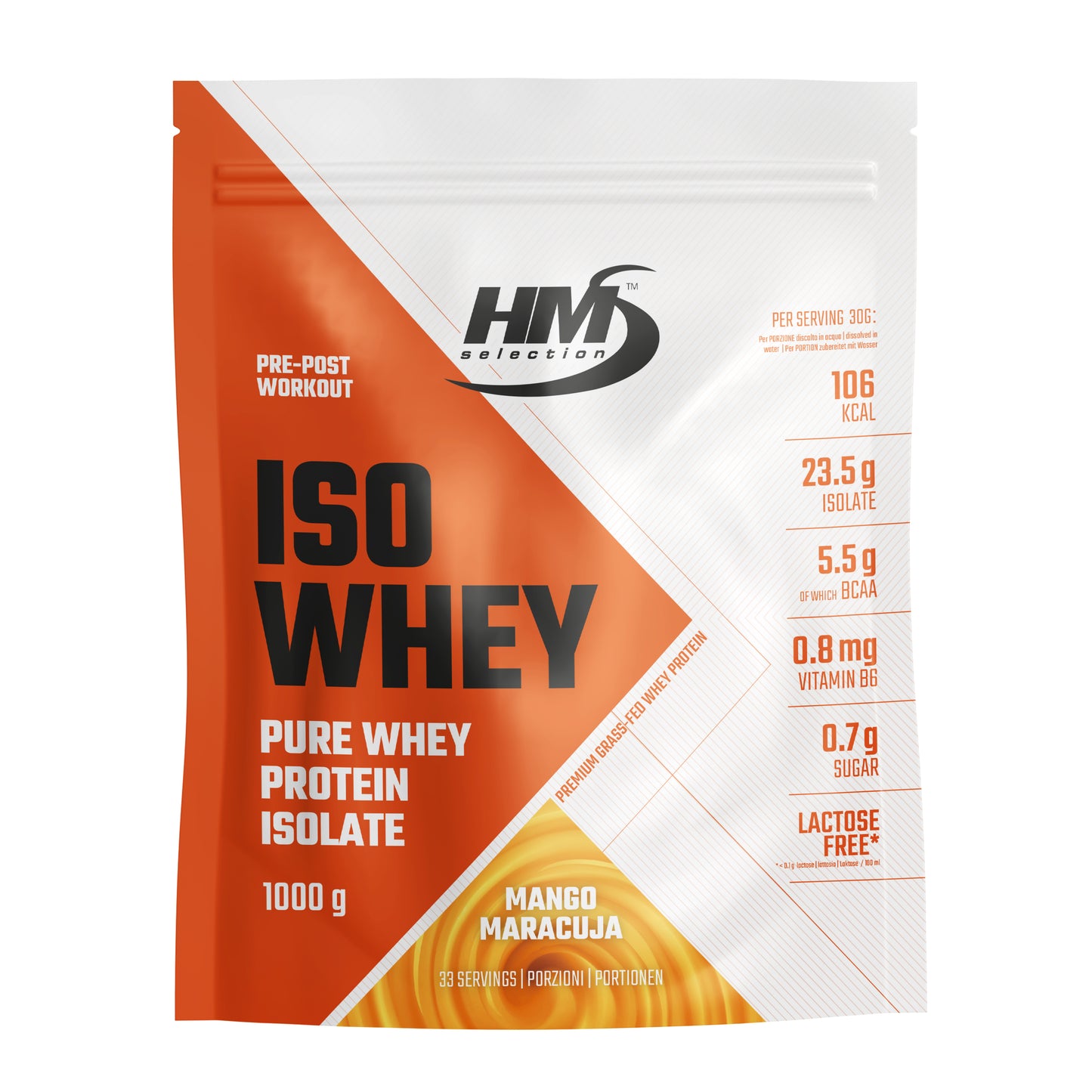ISO WHEY 1000g - Pure Whey Protein Isolate