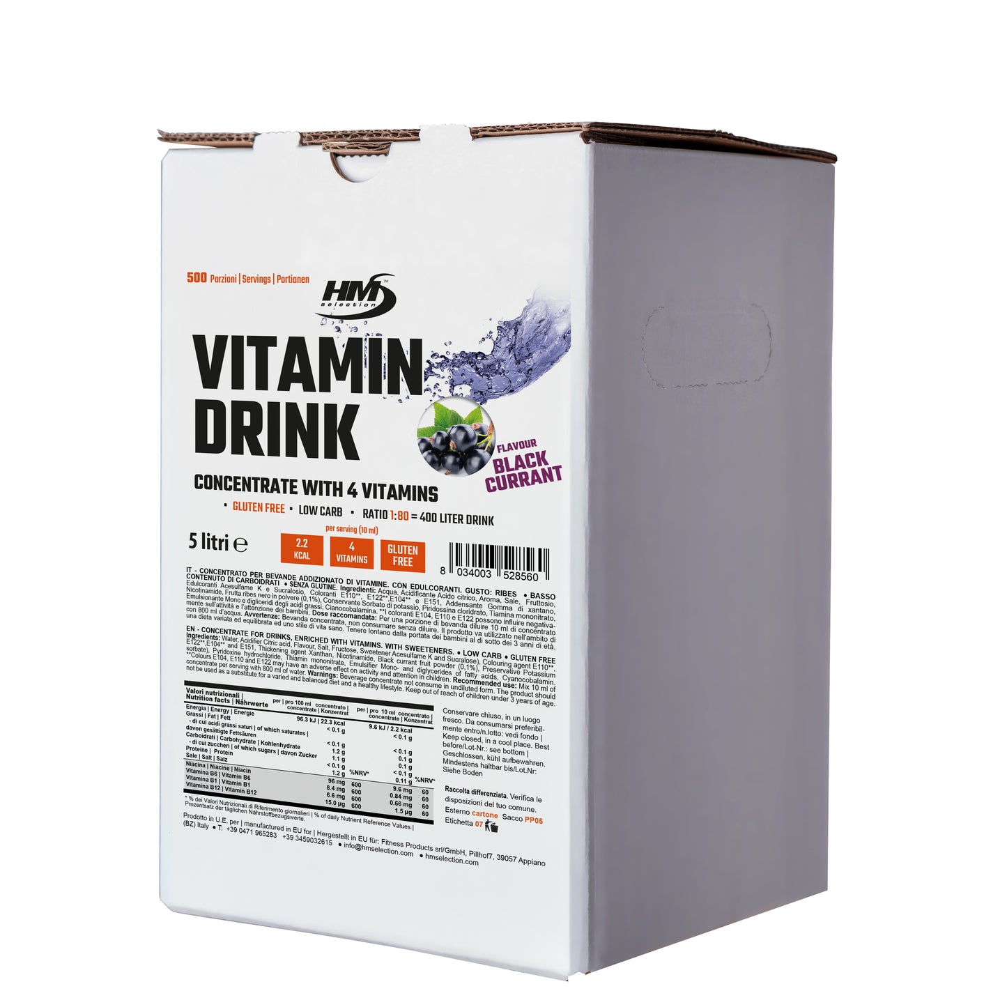 Vitamin Drink Bag in Box - Getränkekonzentrat mit Vitaminen