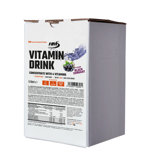 Vitamin Drink BIB (Bag in Box) - concentrato per bevanda addizionato di vitamine con edulcoranti in forma concentrata per la preparazione di porzioni da assumere come bevanda