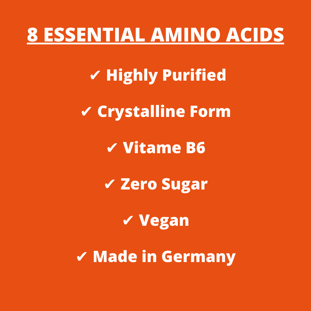 8 Essential Amino Acids  200 capsule - integratore alimentare di aminoacidi essenziali von vitamina B6