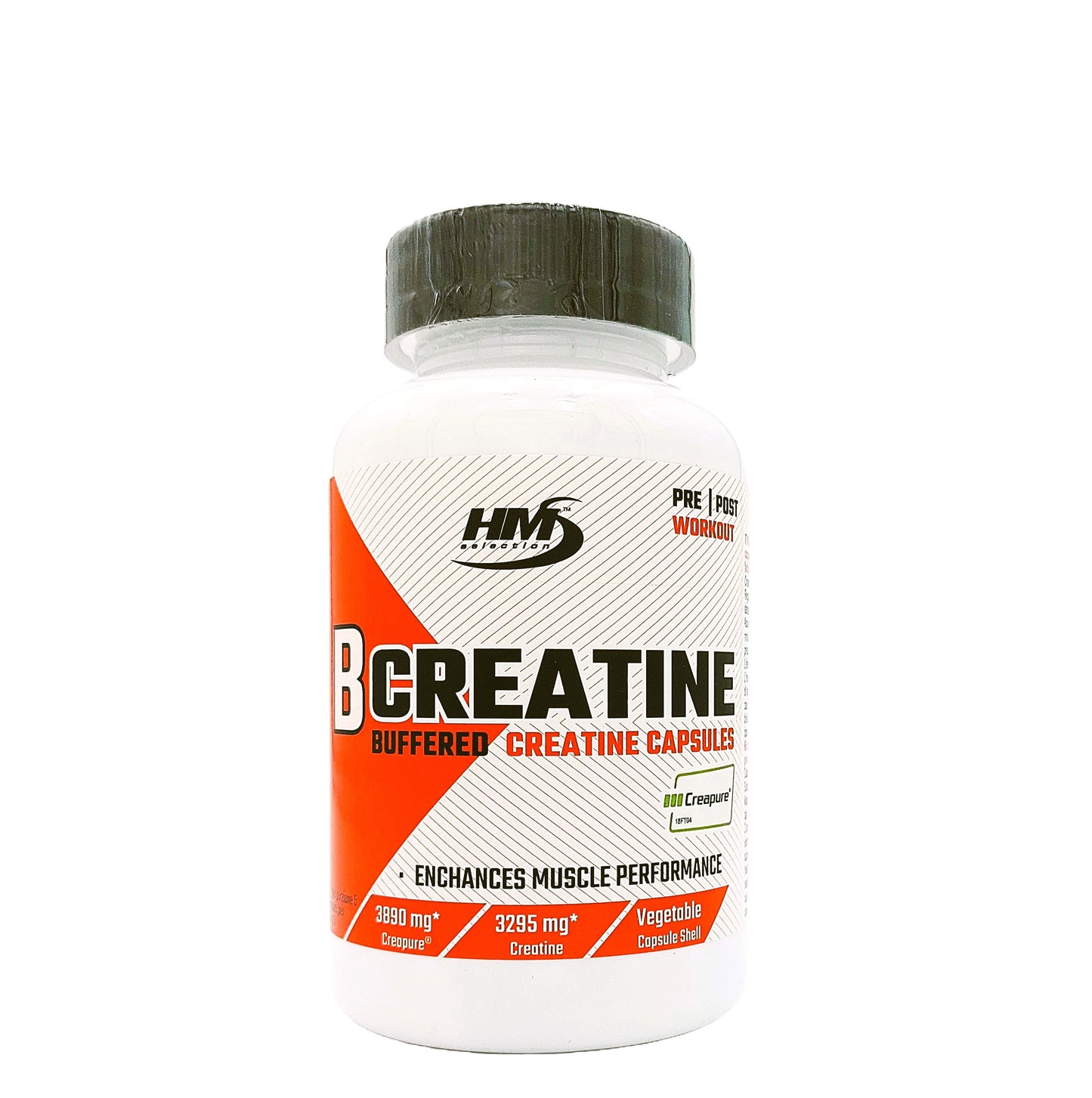 B CREATINE, 100 Kapseln - Nahrungsergänzungsmittel mit Kreatin, ideal für intensives Training