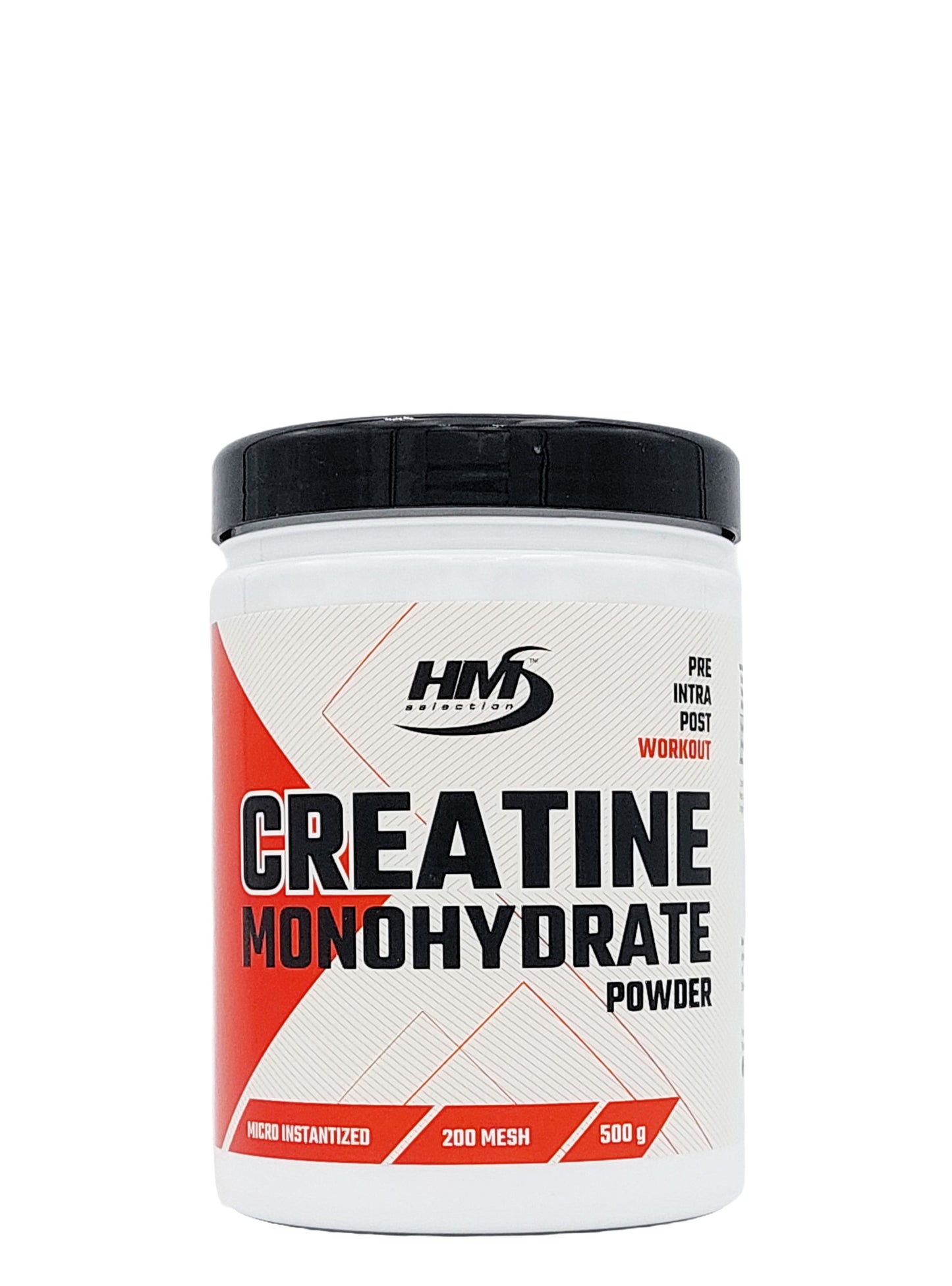 CREATINE MONOHYDRATE Powder, 500g - Nahrungsergänzungsmittel mit Kreatinmonohydrat in mikronisierter Pulverform für intensives Training 