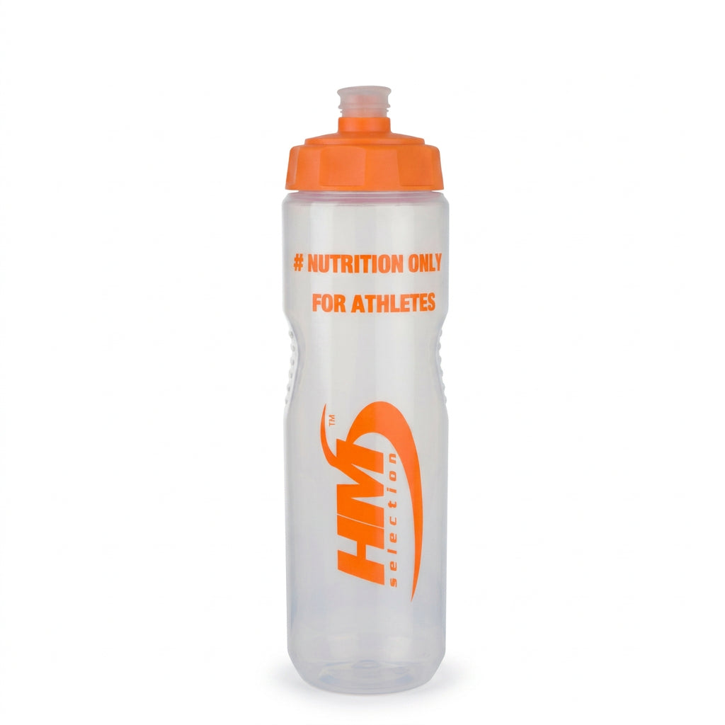 Trinkflasche Sport bottle weiß-orange ultracap 900 ml