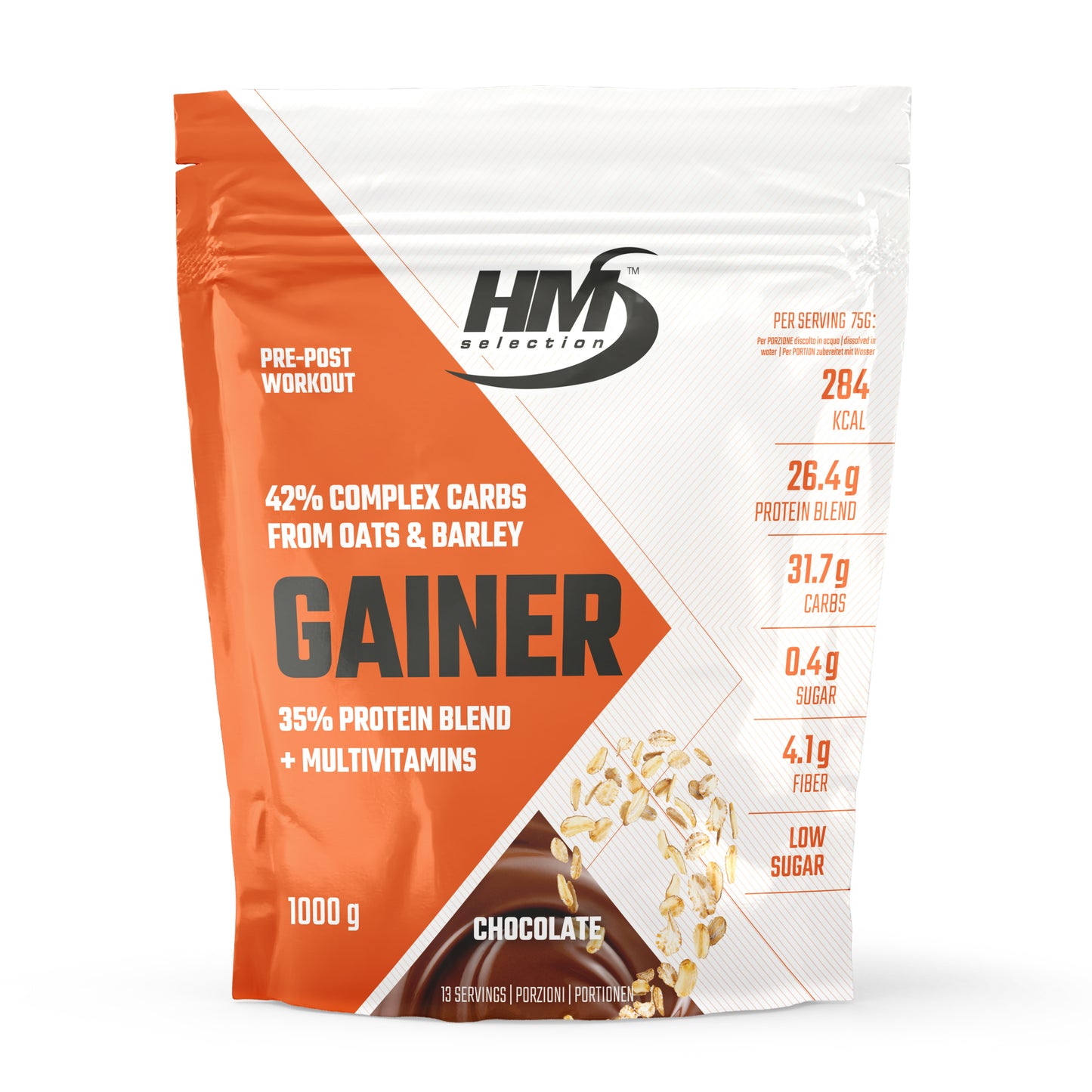 GAINER  1000g - concentrato a base di carboidrati, proteine, vitamine e minerali