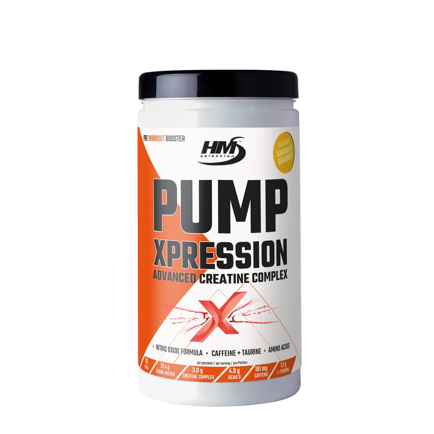 Pump Xpression 800g - integratore energetico a base di aminoacidi, creatina, vitamine, minerali e caffeina