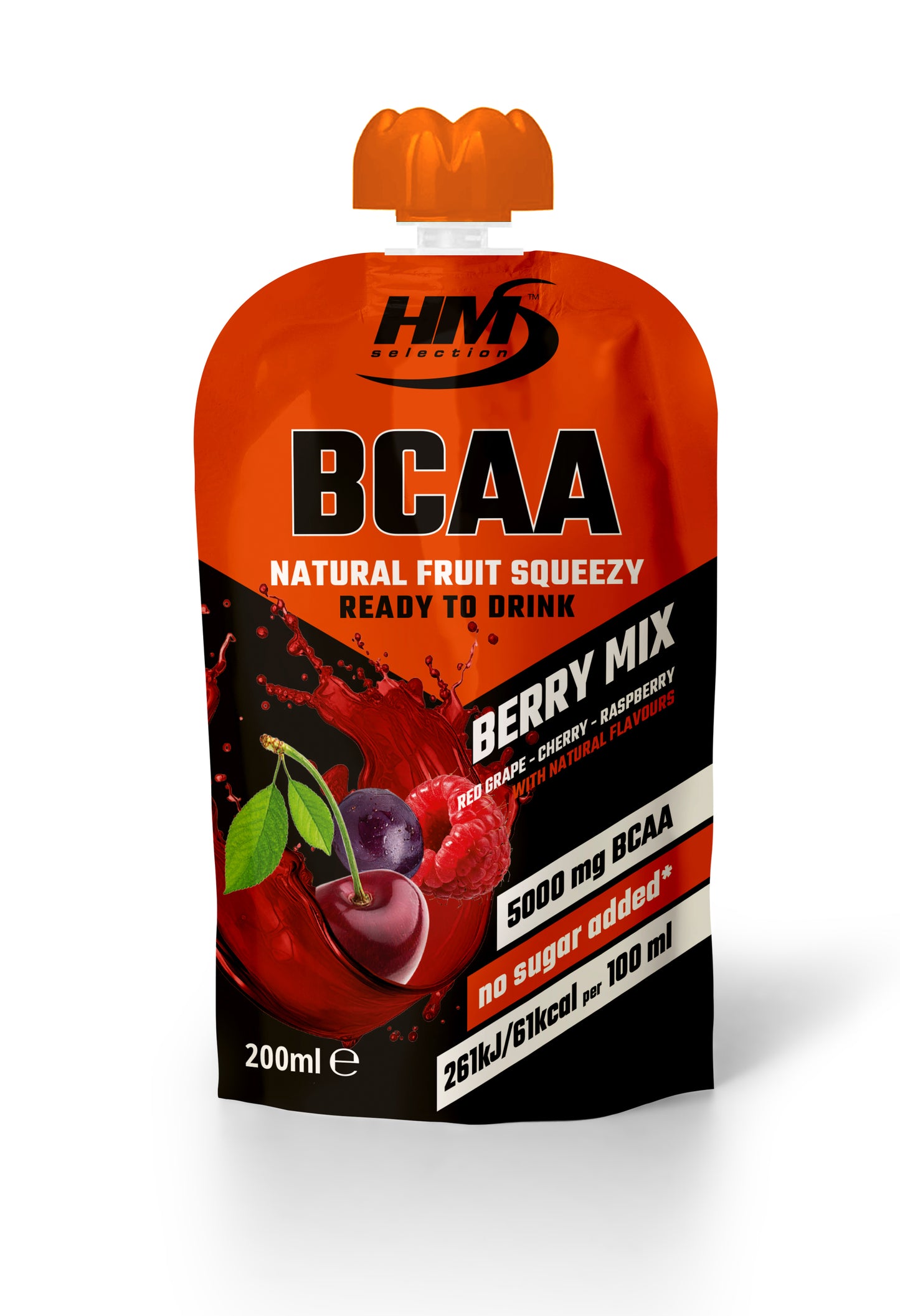BCAA Natural Fruit Squeezy 200ml - Ready To Drink
