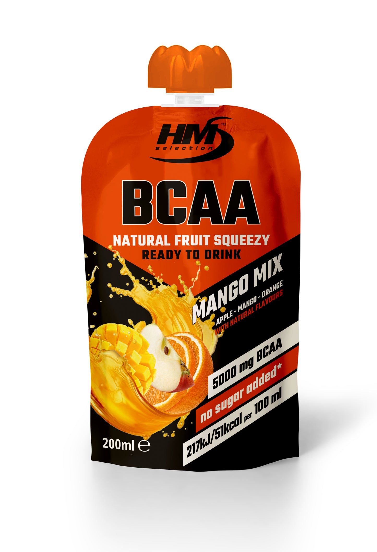 BCAA Natural Fruit Squeezy 200ml - Ready To Drink