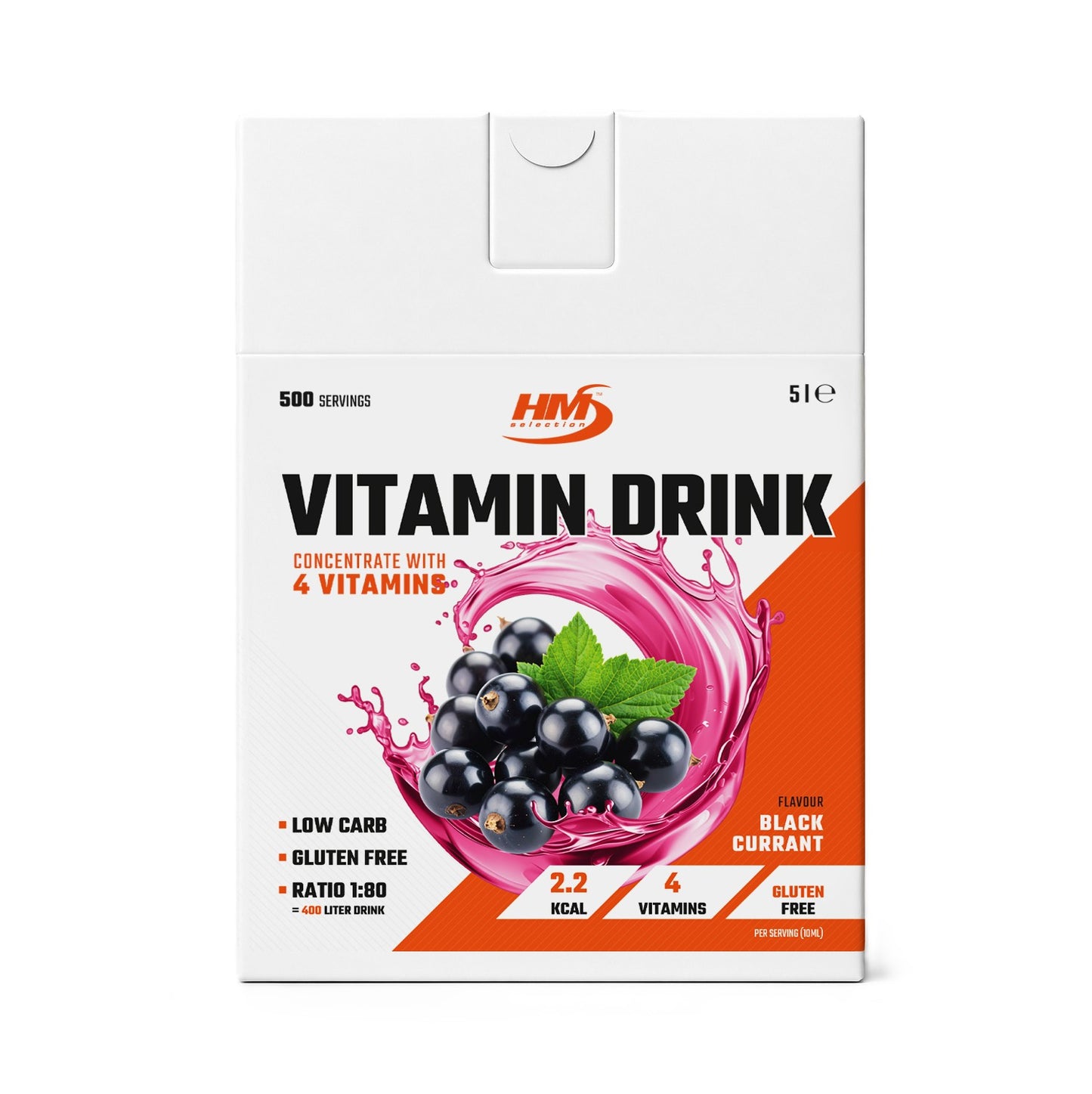 Vitamin Drink BIB  (Bag in Box) - concentrato per bevanda addizionato di vitamine con edulcoranti in forma concentrata per la preparazione di porzioni da assumere come bevanda