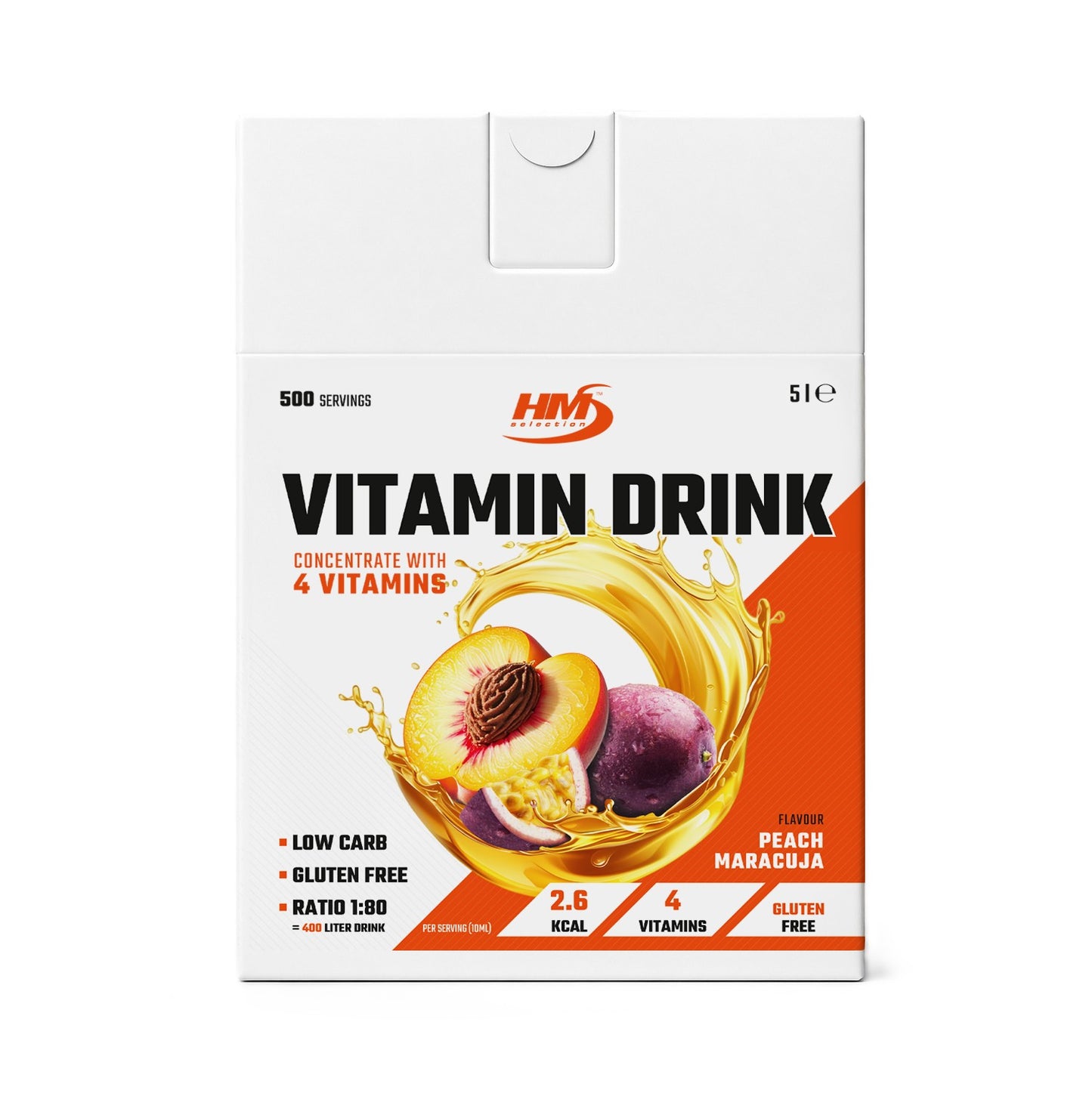 Vitamin Drink BIB  (Bag in Box) - concentrato per bevanda addizionato di vitamine con edulcoranti in forma concentrata per la preparazione di porzioni da assumere come bevanda