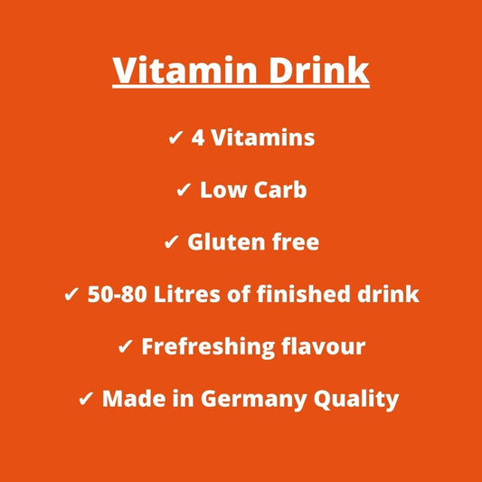 Vitamin Drink, 1 litro - concentrato per bevanda addizionato di vitamine, senza glutine